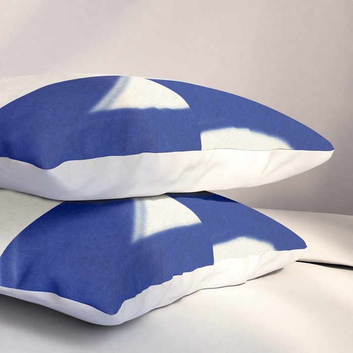 Abstract blue pattern Pillow Sham Gallery Image 3