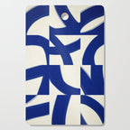 Abstract blue pattern Cutting Board Gallery Image 1