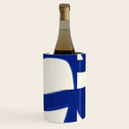 Abstract blue pattern Wine Chiller Gallery Image 2