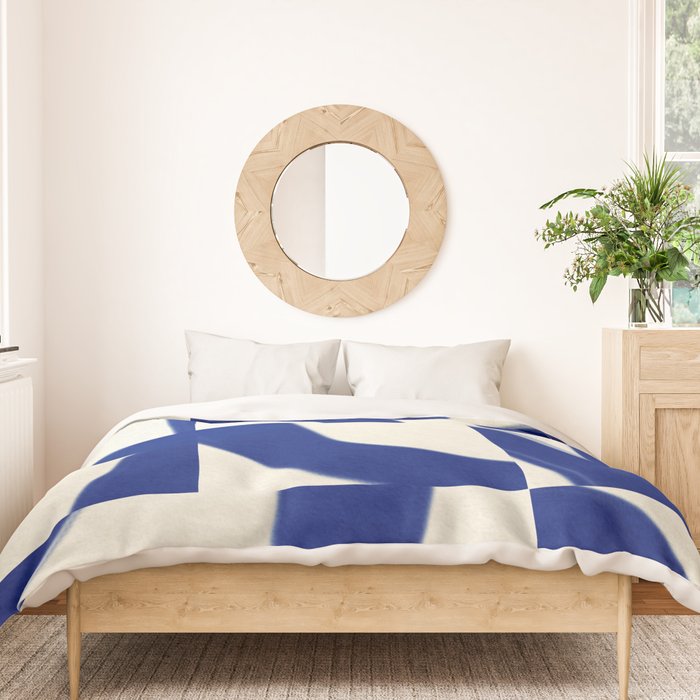 Abstract blue pattern Duvet Cover Gallery Image 3