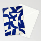 Abstract blue pattern Stationery Card Gallery Image 2
