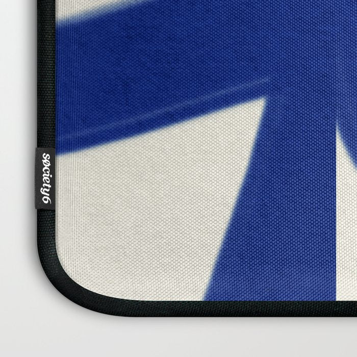 Abstract blue pattern Laptop Sleeve Gallery Image 3