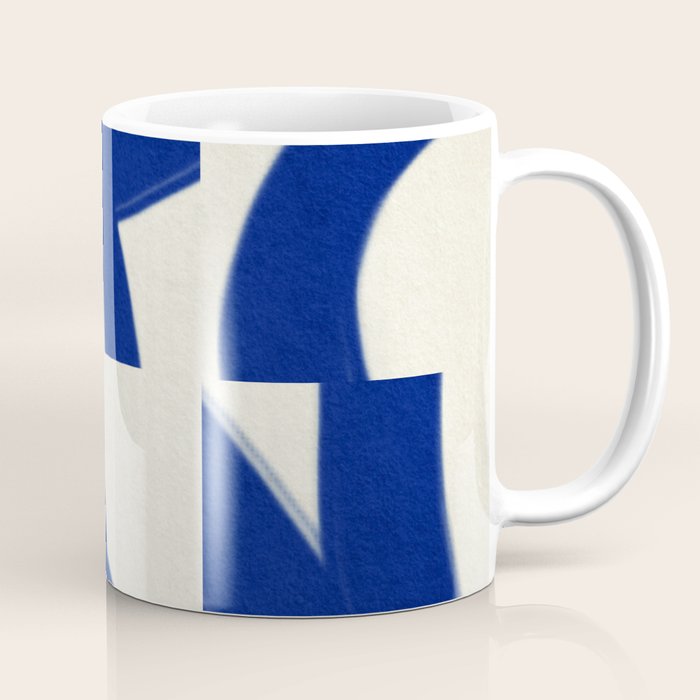 Abstract blue pattern Coffee Mug Gallery Image 1