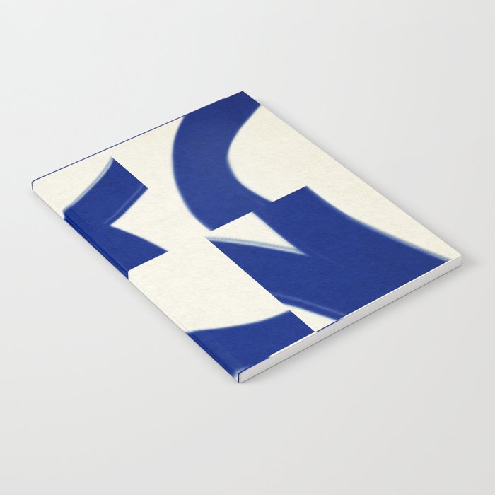 Abstract blue pattern Notebook Gallery Image 2