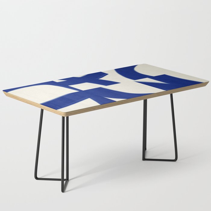 Abstract blue pattern Coffee Table Gallery Image 1
