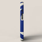 Abstract blue pattern iPhone Case Gallery Image 2