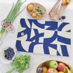 Abstract blue pattern Cutting Board Gallery Image 2