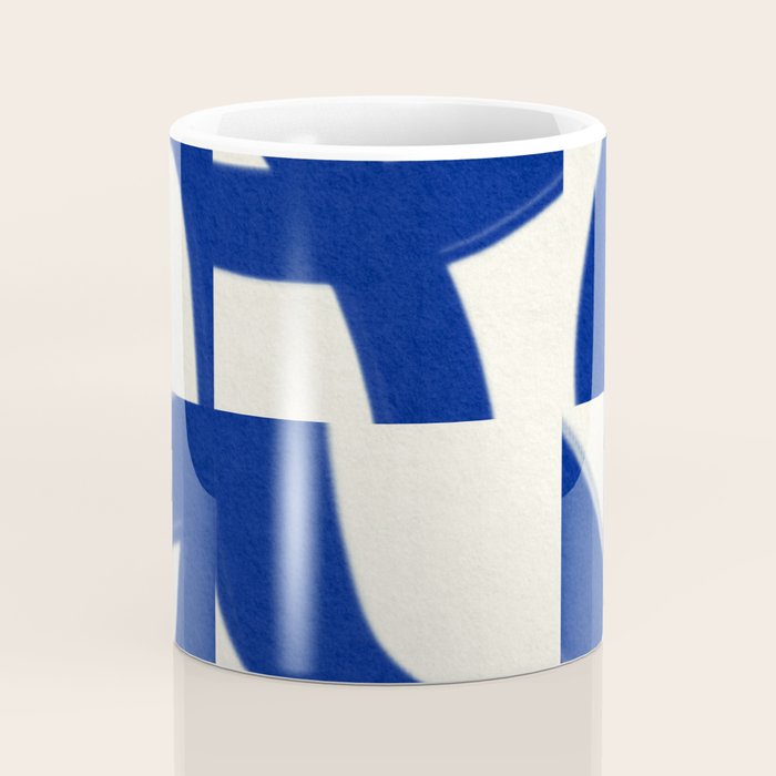 Abstract blue pattern Coffee Mug Gallery Image 4