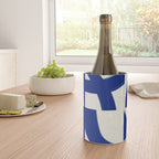 Abstract blue pattern Wine Chiller Gallery Image 4