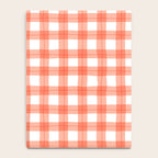 Red geometric plaid gingham pattern Notebook Gallery Image 4