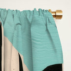 Retro Geometric Shapes 1 Window Curtain Gallery Image 2