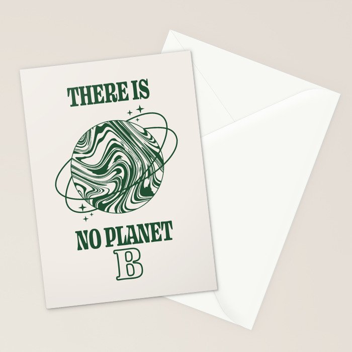 There is no Planet B Stationery Card Gallery Image 2