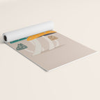 Cat and Plant 47: Mushroom Cats Yoga Mat Gallery Image 2