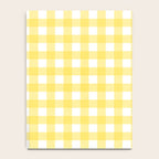Yellow gingham pattern Notebook Gallery Image 4