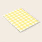 Yellow gingham pattern Notebook Gallery Image 3