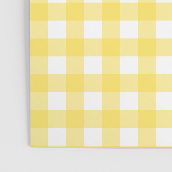 Yellow gingham pattern Poster Gallery Image 3