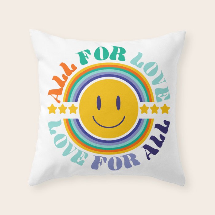 All for Love Throw Pillow Gallery Image 1