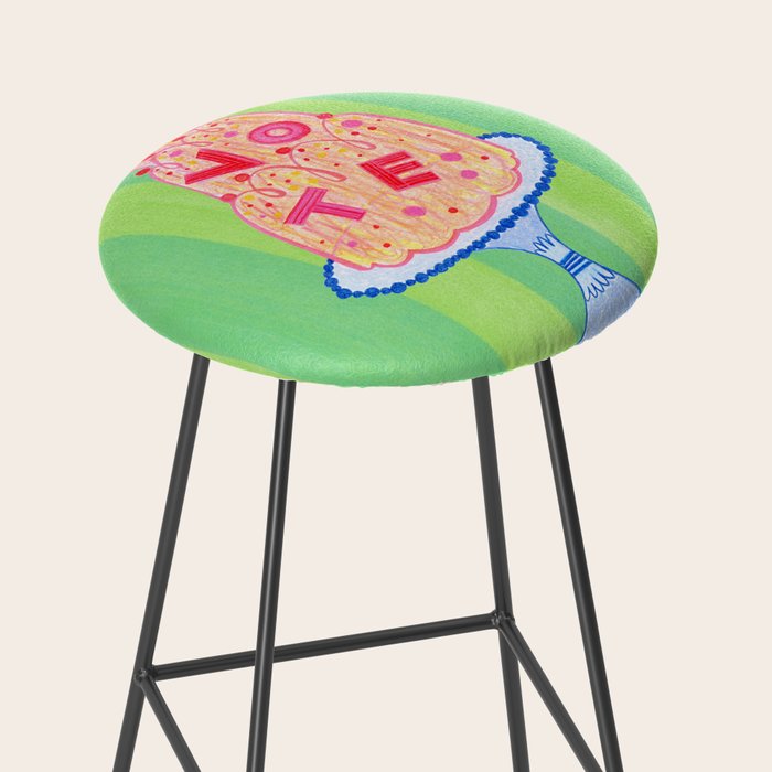Mold the Future & Vote in Lime Green Stool Gallery Image 2