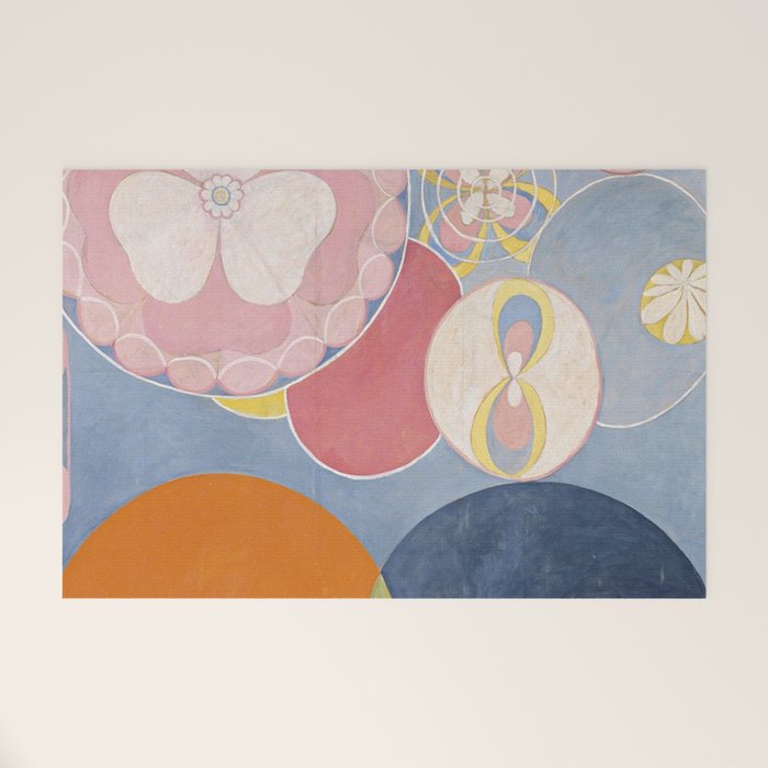 The Ten Biggest No. 2 Childhood By Hilma Af Klint Welcome Mat Gallery Image 1