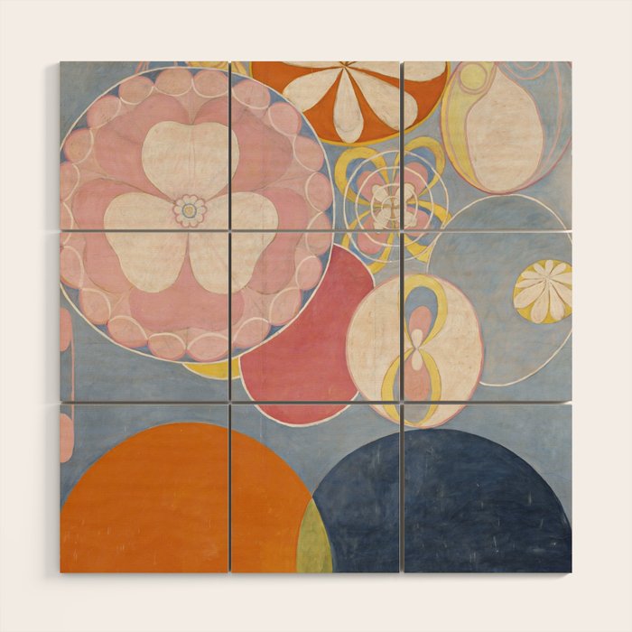 The Ten Biggest No. 2 Childhood By Hilma Af Klint Wood Wall Art Gallery Image 1