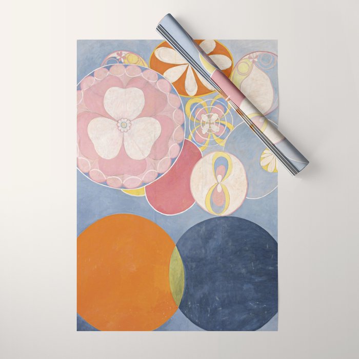 The Ten Biggest No. 2 Childhood By Hilma Af Klint Wrapping Paper Gallery Image 1