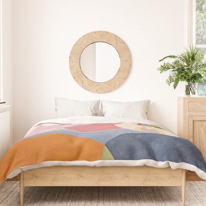 The Ten Biggest No. 2 Childhood By Hilma Af Klint Duvet Cover Gallery Image 3