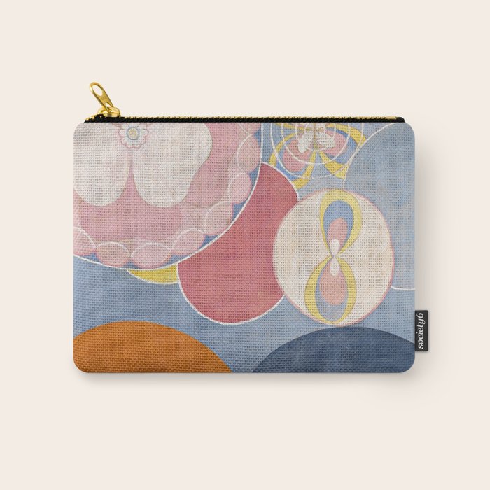 The Ten Biggest No. 2 Childhood By Hilma Af Klint Carry All Pouch Gallery Image 1