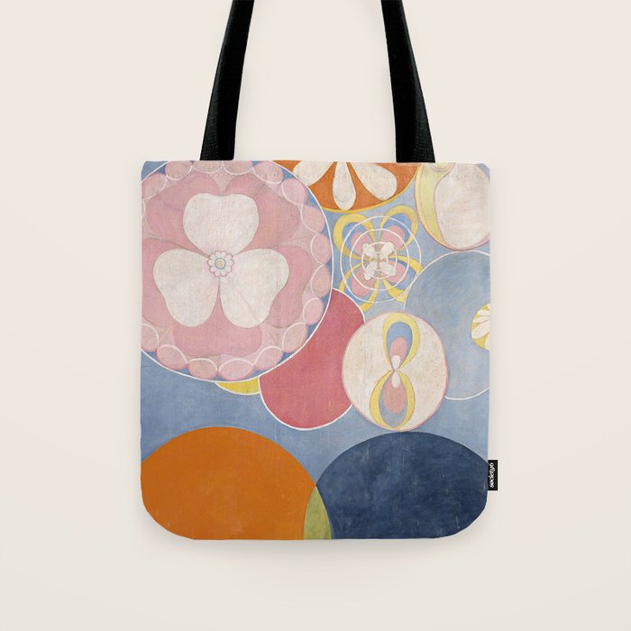The Ten Biggest No. 2 Childhood By Hilma Af Klint Tote Bag Gallery Image 1