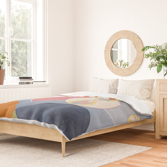 The Ten Biggest No. 2 Childhood By Hilma Af Klint Duvet Cover Gallery Image 2
