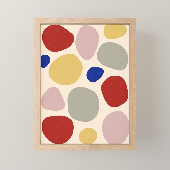 Colorful Stones Mini Art Print Gallery Image 1