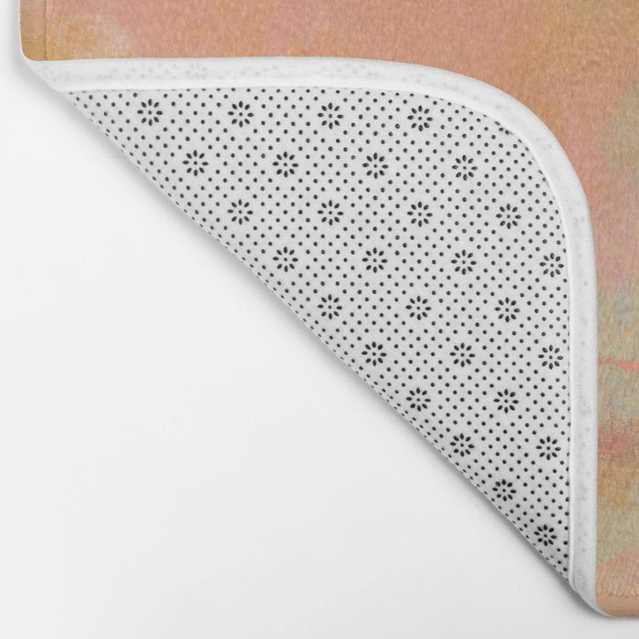 abstract peach sky on mint sea Bath Mat Gallery Image 2