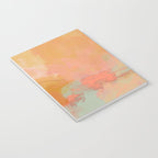 abstract peach sky on mint sea Notebook Gallery Image 3