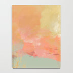 abstract peach sky on mint sea Notebook Gallery Image 4