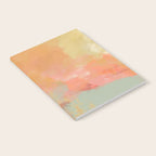 abstract peach sky on mint sea Notebook Gallery Image 2
