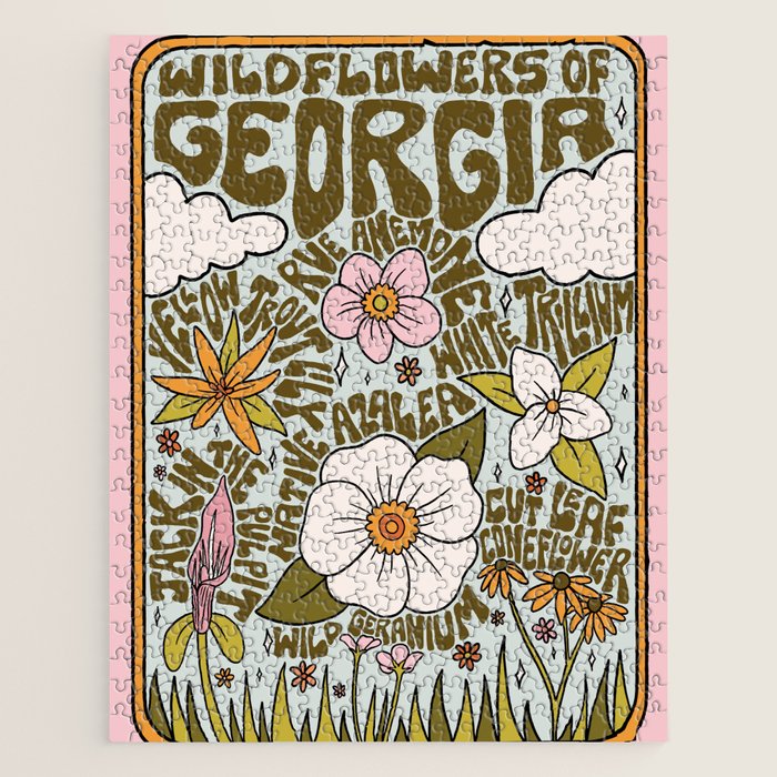 Georgia Wildflowers Jigsaw Puzzle Gallery Image 1