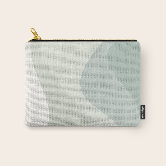 Abstract Color Waves XXXV Carry All Pouch Gallery Image 1