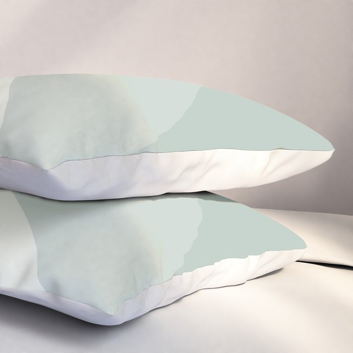 Abstract Color Waves XXXV Pillow Sham Gallery Image 3