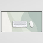 Abstract Color Waves XXXV Desk Mat Gallery Image 1