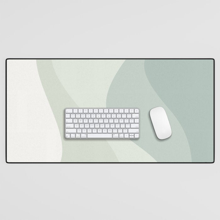 Abstract Color Waves XXXV Desk Mat Gallery Image 1