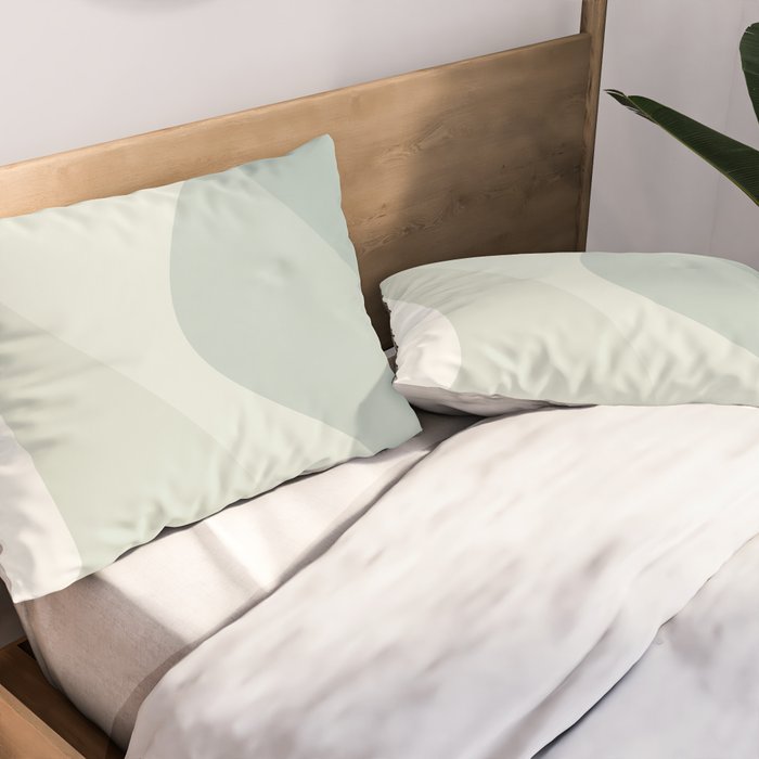 Abstract Color Waves XXXV Pillow Sham Gallery Image 2