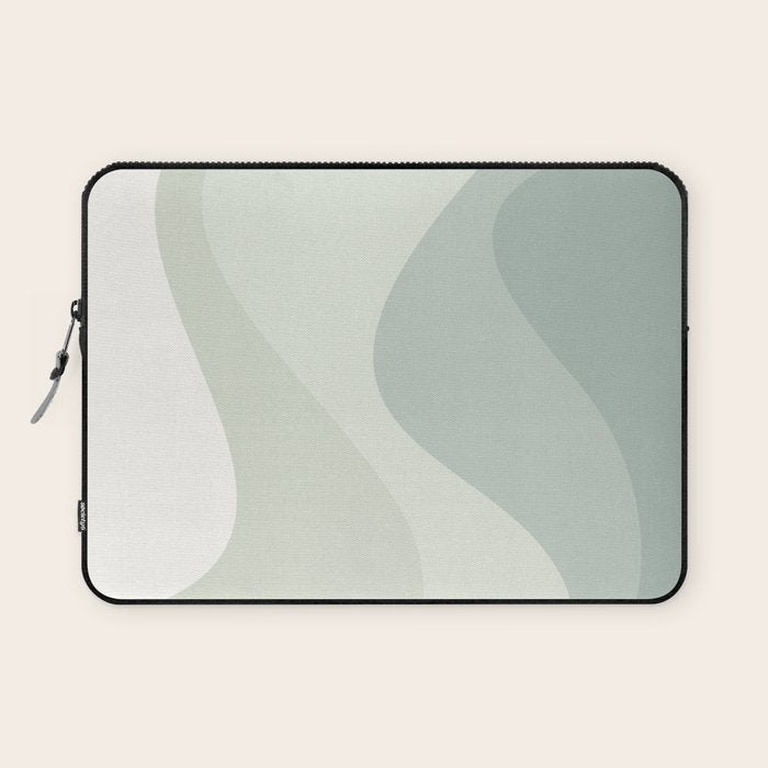 Abstract Color Waves XXXV Laptop Sleeve Gallery Image 1