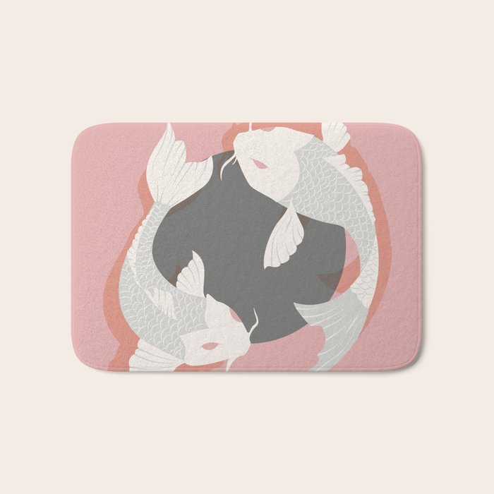 Koi fish 006 Bath Mat Gallery Image 1
