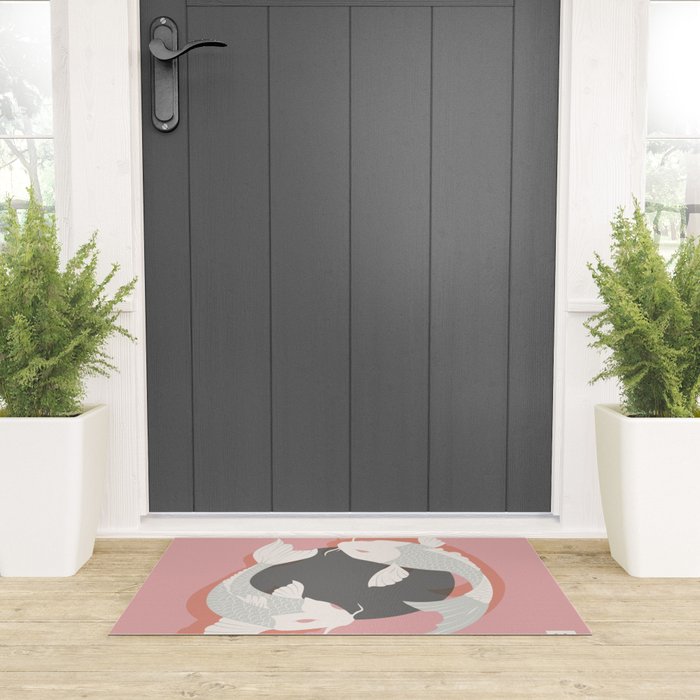 Koi fish 006 Welcome Mat Gallery Image 3