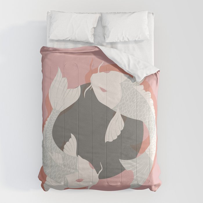 Koi fish 006 Comforter Gallery Image 1