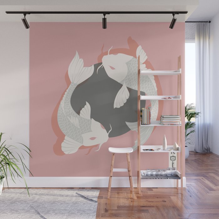 Koi fish 006 Wall Mural Gallery Image 1