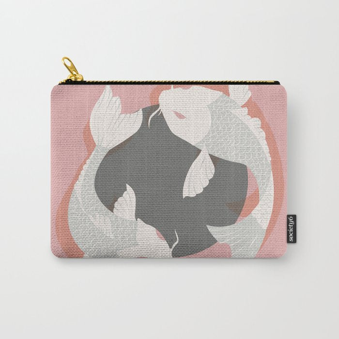 Koi fish 006 Carry All Pouch Gallery Image 1