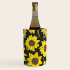 Sunflowers Acrylic on Charcoal Wine Chiller Gallery Image 2