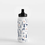 Deer Christmas forest Water Bottle Gallery Image 2
