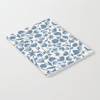 Light Blue Floral Pattern Notebook Gallery Image 2