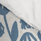 Light Blue Floral Pattern Comforter Gallery Image 4